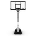 (2 Pack) 60-Inch Portable Basketball Hoop with Acrylic Backboard, Screw Jack Lift & Arena Slam Rim-Outdoor Play