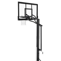 60-Inch Portable Basketball Hoop with Acrylic Backboard, Screw Jack Lift & Arena Slam Rim-Outdoor Play