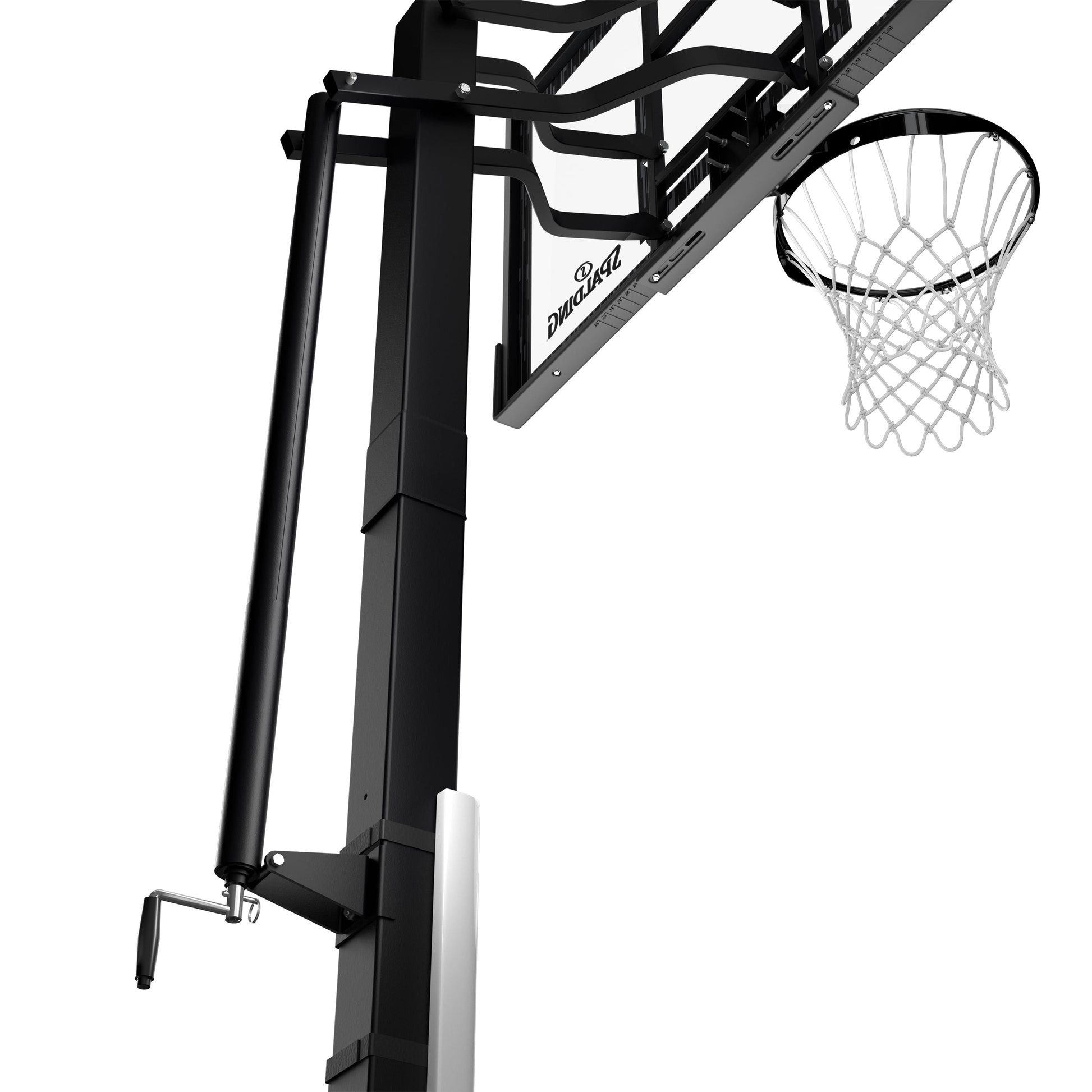 (2 Pack)  60-Inch Portable Basketball Hoop with Acrylic Backboard, Screw Jack Lift & Arena Slam Rim-Outdoor Play