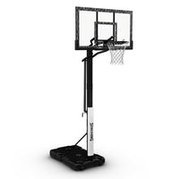 60-Inch Portable Basketball Hoop with Acrylic Backboard, Screw Jack Lift & Arena Slam Rim-Outdoor Play — Studio Shot